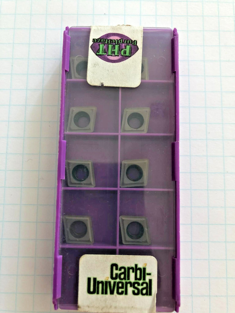 New Open Box  - 8-inserts-  CPGM 3252 PHT  Carbi-Universal inserts ( 8 pcs)