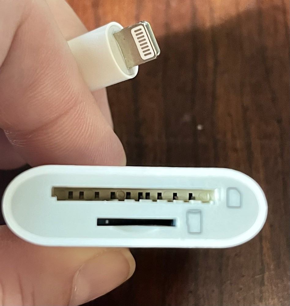 NEW 2 in 1 Lightning to SD/Micro SD Card Reader for iPhone iPad