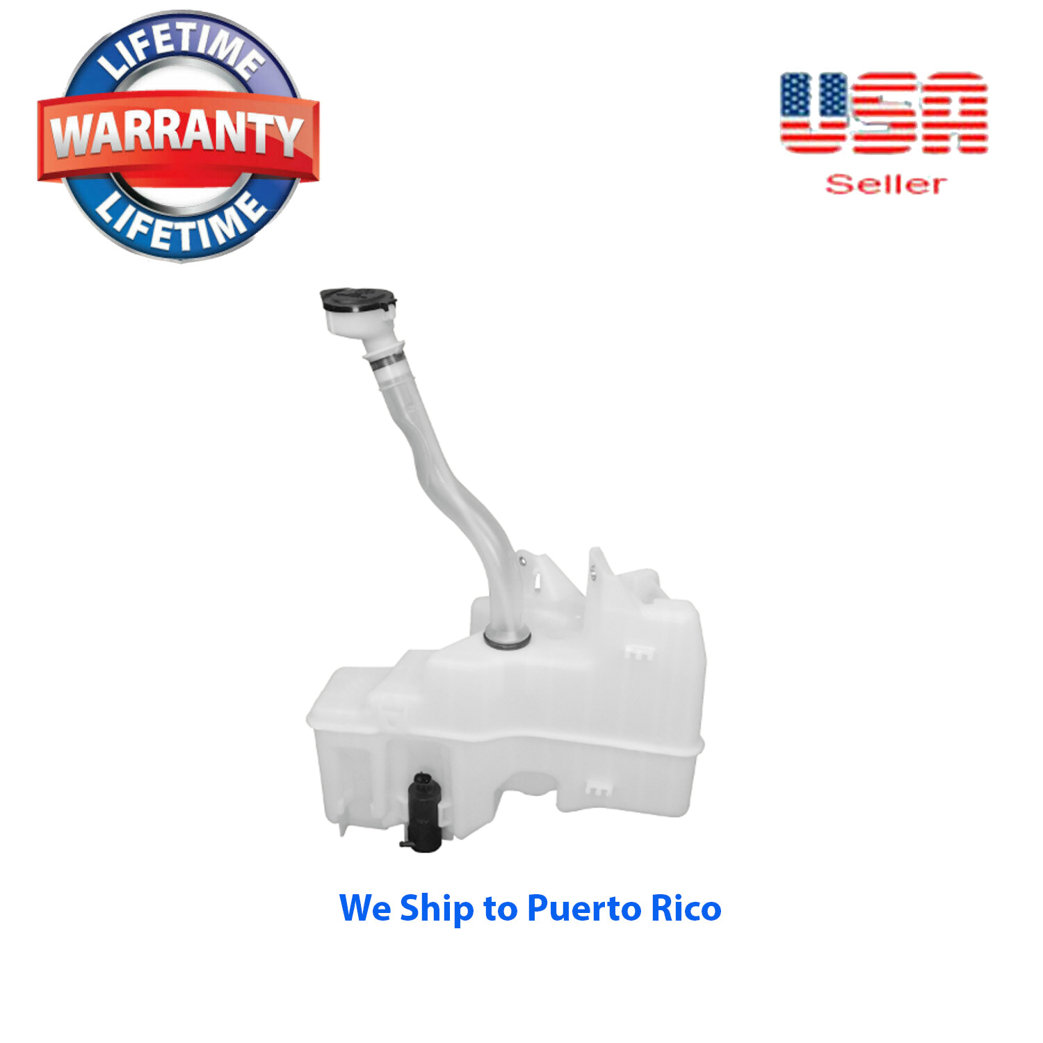 Washer Reservoir & Cap Inlet Filler & Pump Fit Toyota Corolla Sedan 2020-2024