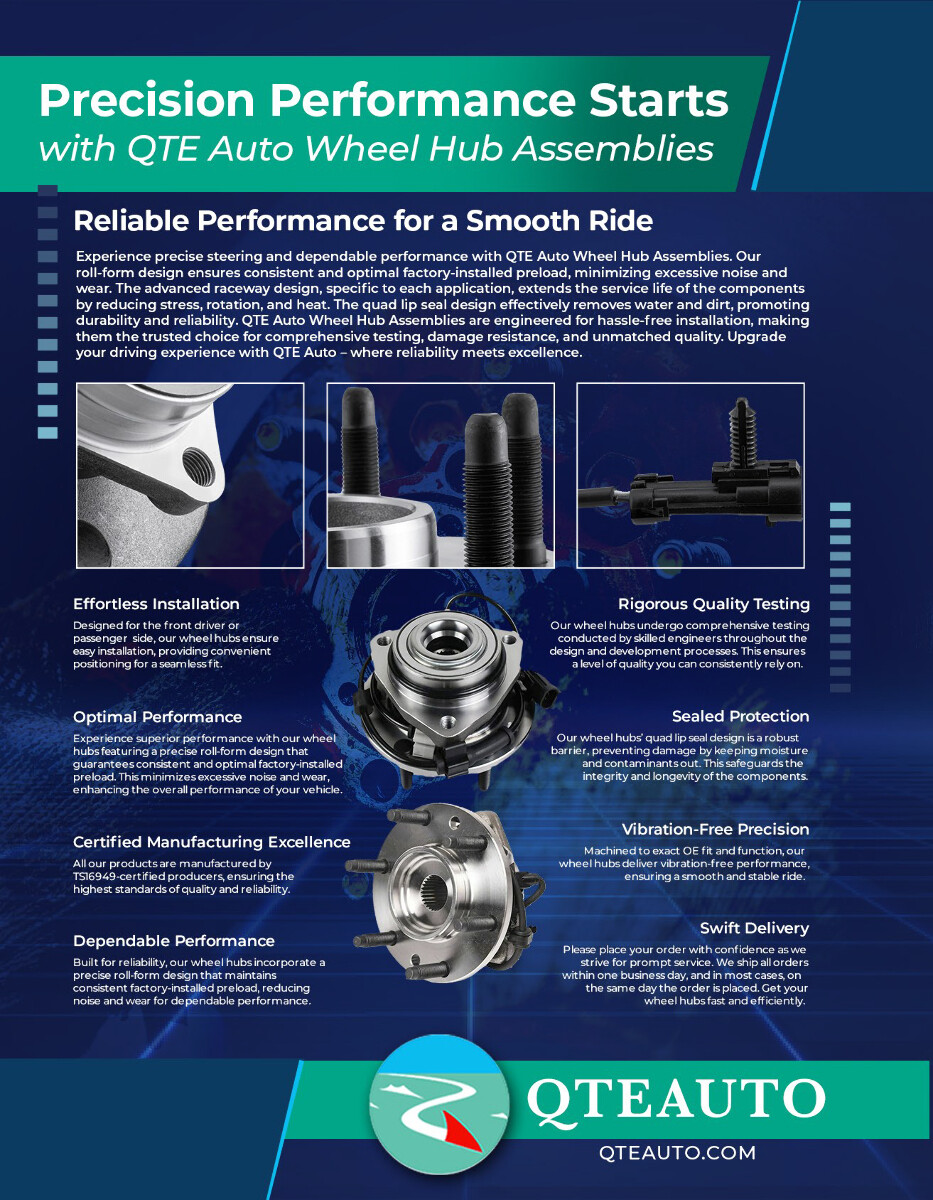 Pair of 2 Front Wheel Hub Bearing Assembly For 2013-2019 Nissan Sentra L4