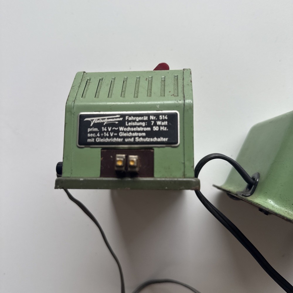 Fleischmann Transformator 110V 502 & Running Unit - Tested & Working