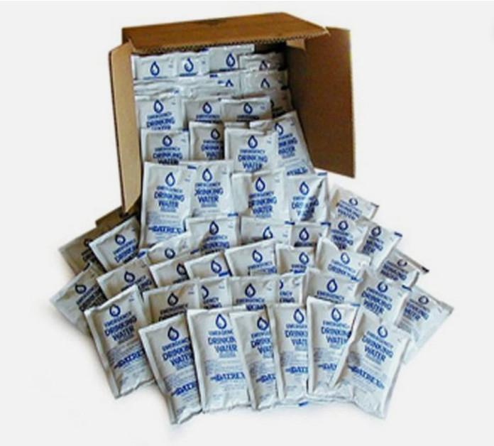 Datrex Emergency Survival Water Pouch (Pack of 64) 125ml ( Free Shipping )