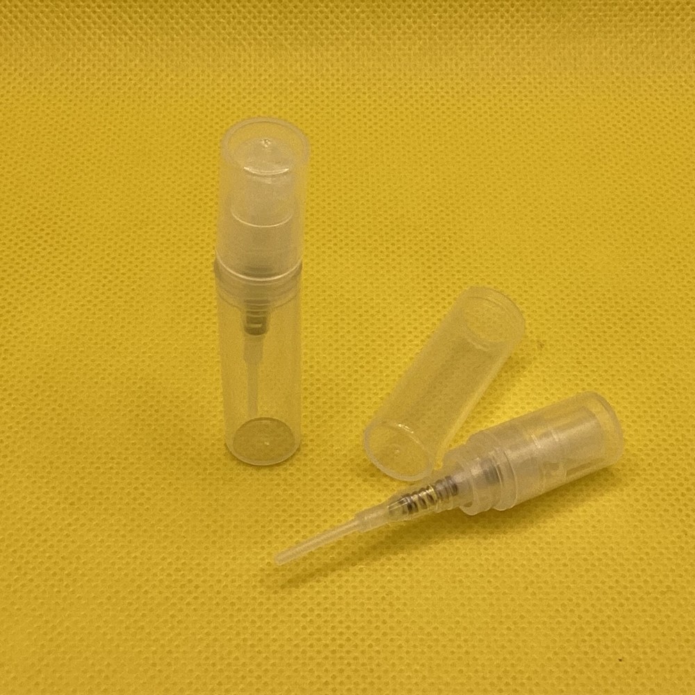 10 EMPTY CLEAR PLASTIC 2 ML MINI SPRAY ATOMIZER DIY BUSINESS PROJECTS REFILLABLE
