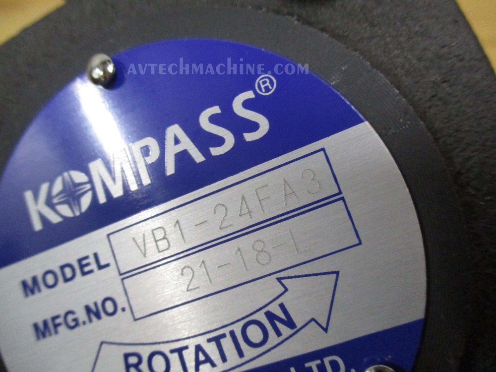 VB1-24FA3 Kompass Hydraulic Variable Vane Pump Max. Pressure 70Kg VB1-24F-A3