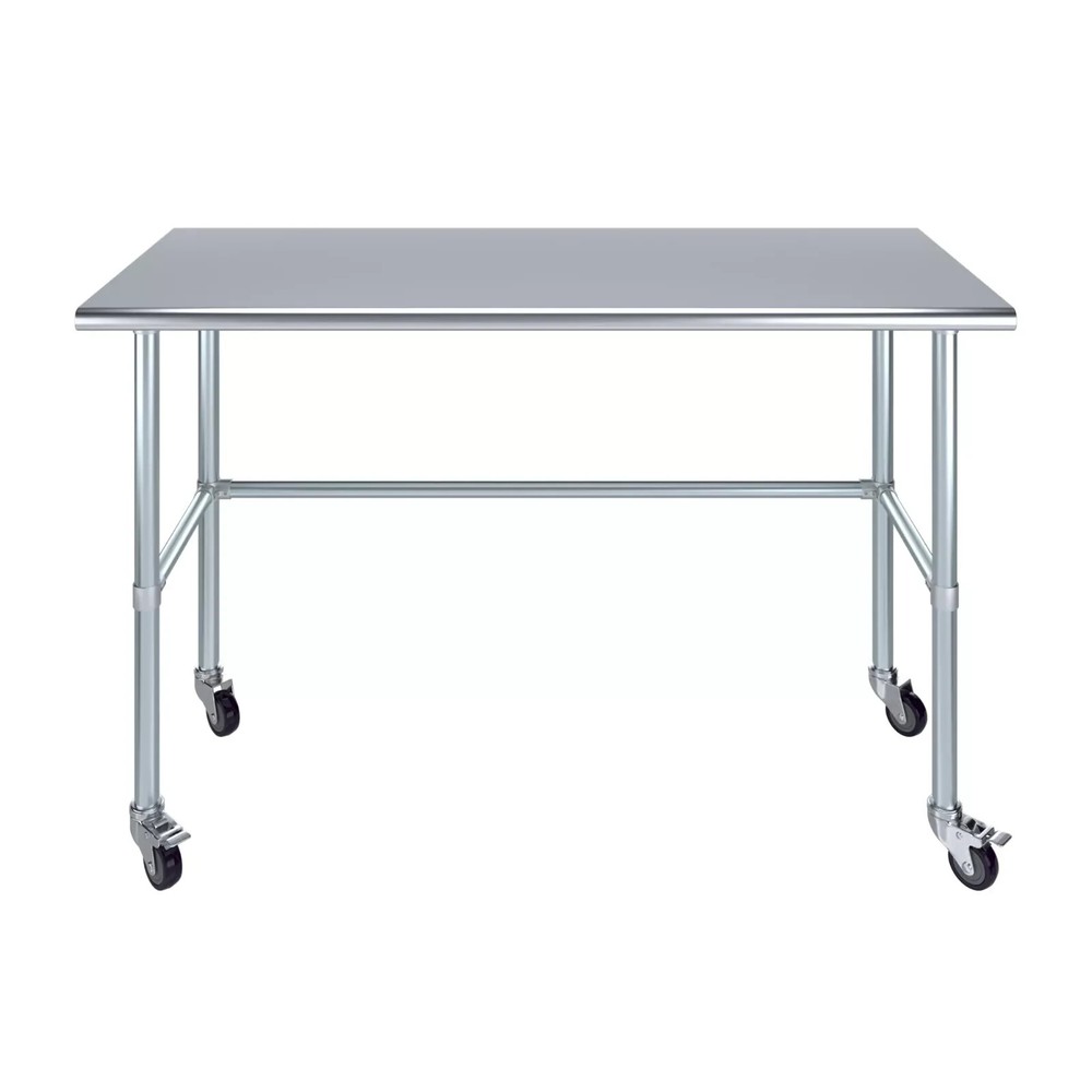 NSF Certified Heavy-Duty 18"x30" Stainless Steel Work Table, Kitchen & Prep Work