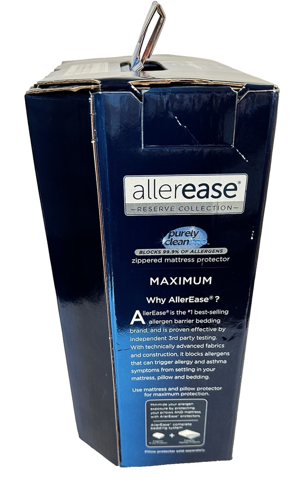 Allerease Reserve Collection Purely CleanPro Zippered Mattress Protector Full