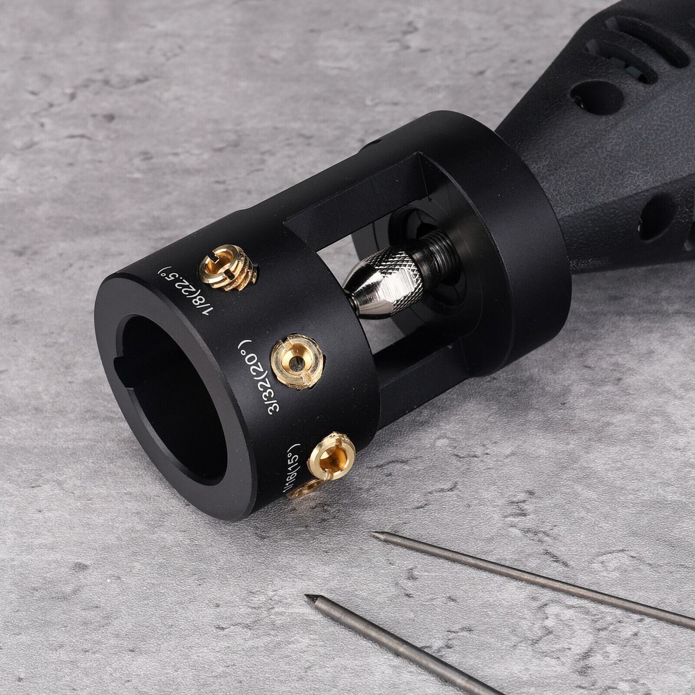 TIG Welding Tungsten Sharpener Grinder Multi-Angle 4 Guides Offsets Head Tool