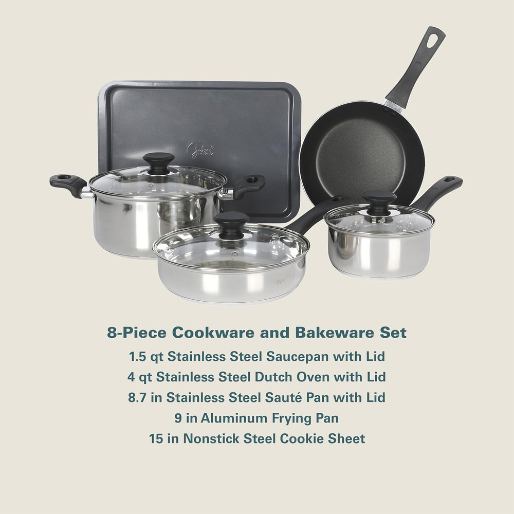 74-Piece Complete Kitchen Set: Cookware, Dinnerware & Utensils