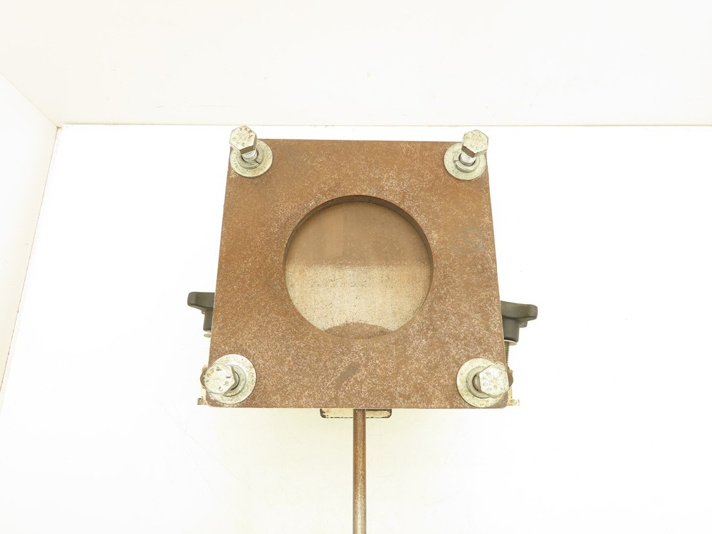 Gravity Bin Slide Gate Magnetic Separator Drawer 8.5" Flange 4" Outlet No Magnet