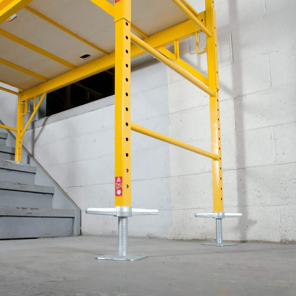Scaffolding Platform Leveling Jack 4Pc Steel Baker Style Foundation Construction