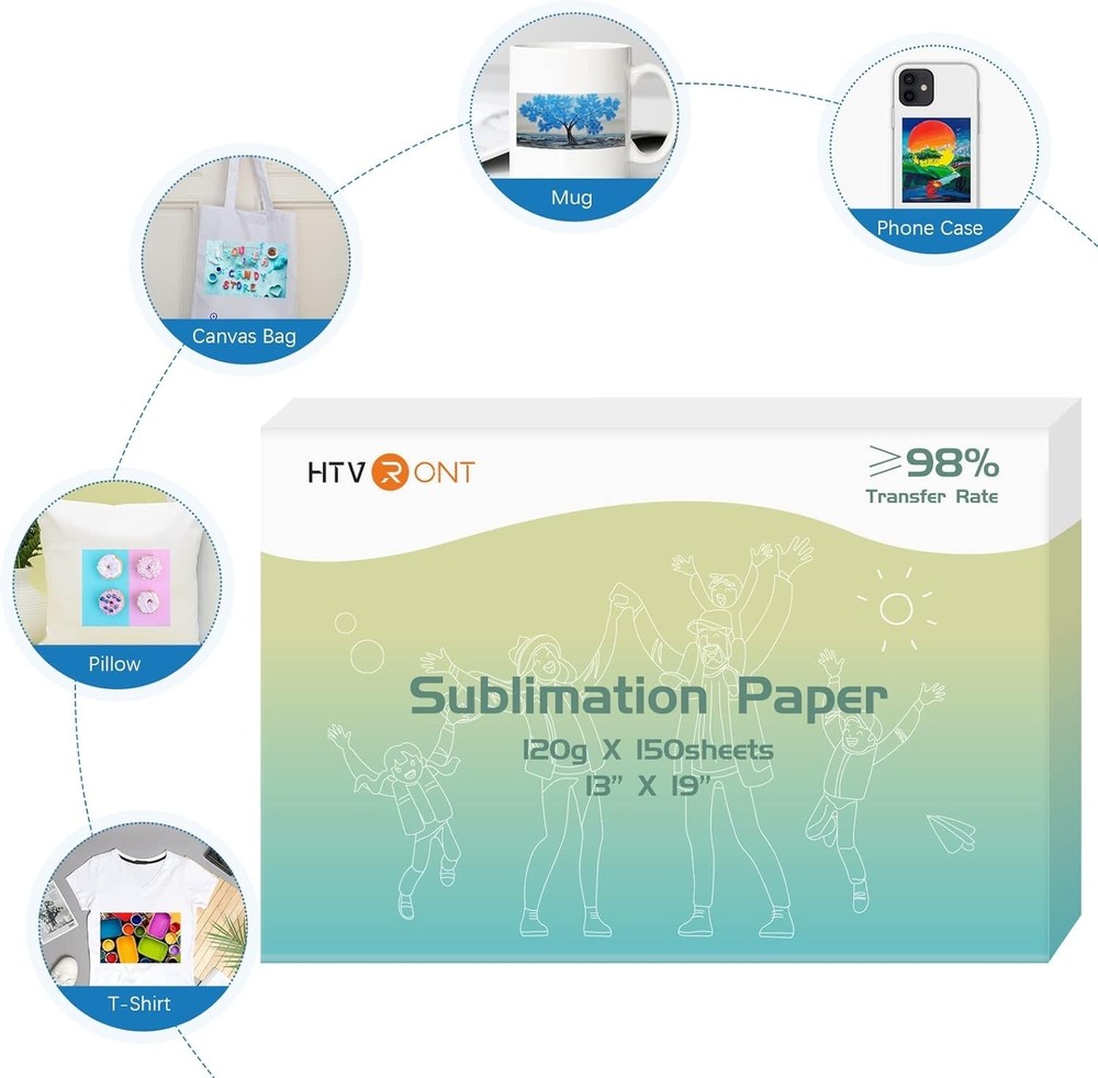 Sublimation Paper 13x19 - 150 Sheets for Inkjet Printer
