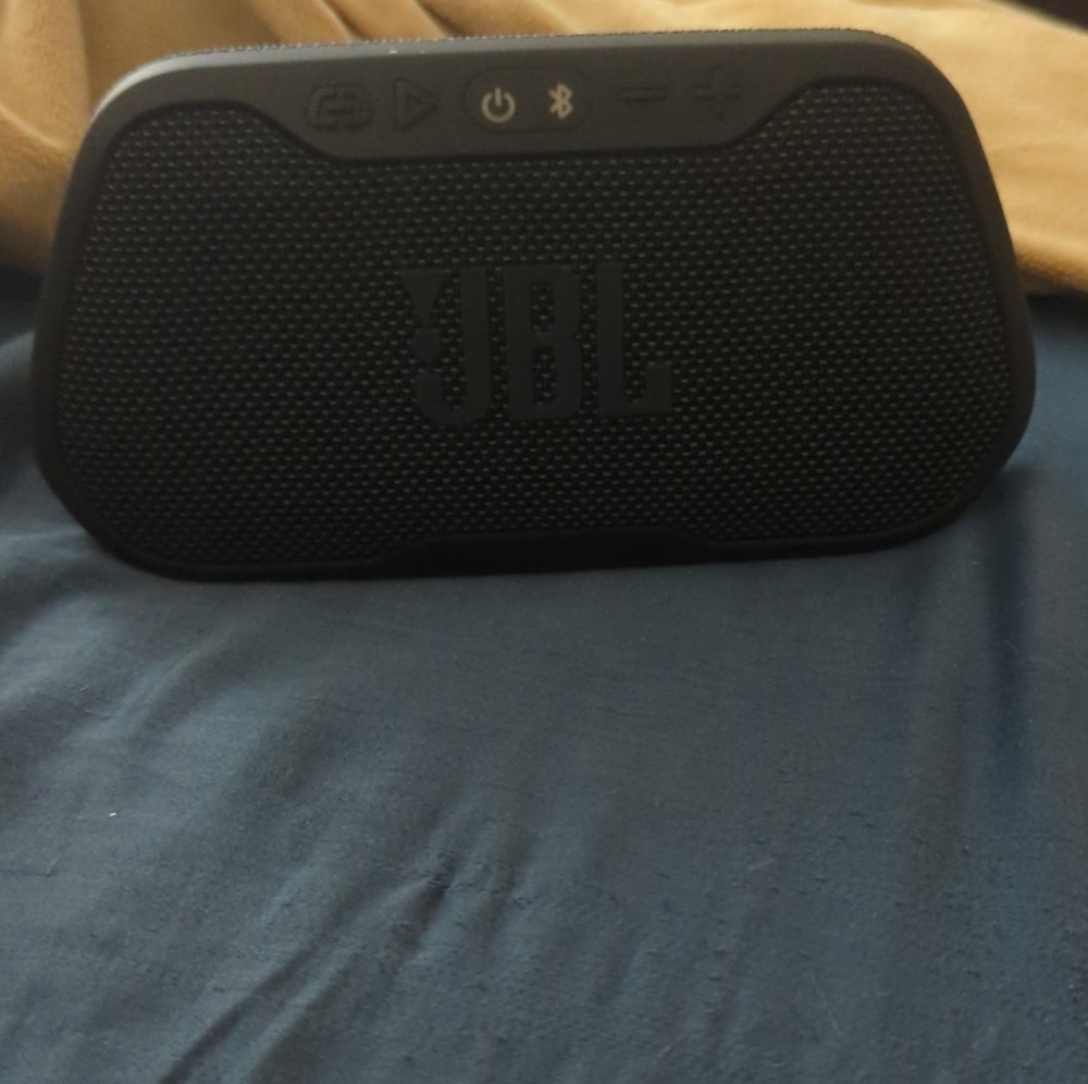 JBL Flex Portable Bluetooth Speaker Black USB-C Fabric Rectangular