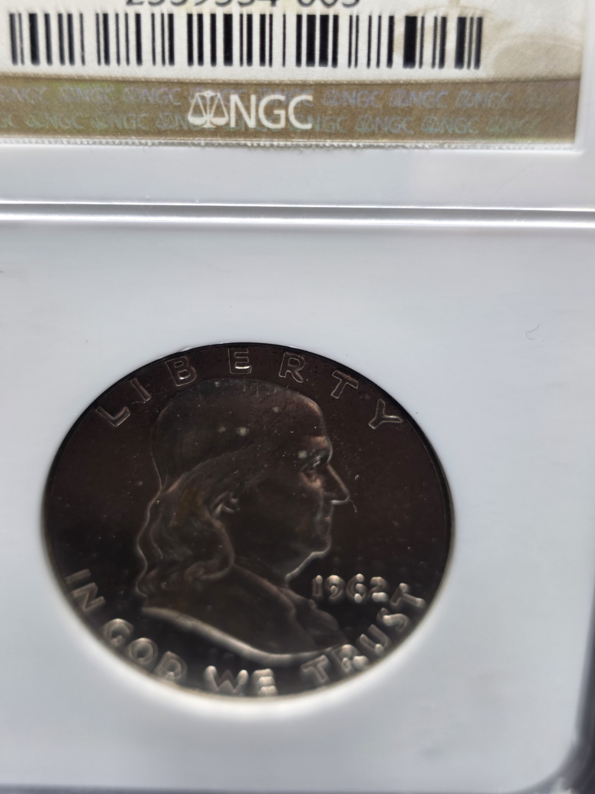 1962 50 Cent PF 65 NGC Franklin Nice Graded Coin Rare Investment Piece Silver