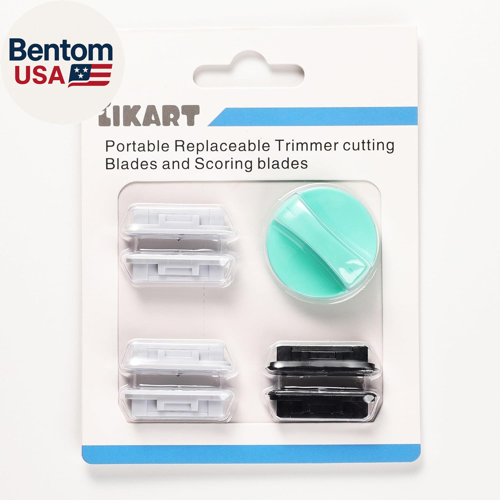 6-Pack Paper Cutter Replacement Blade Kit,Compatible for Cricut Portable Trimmer