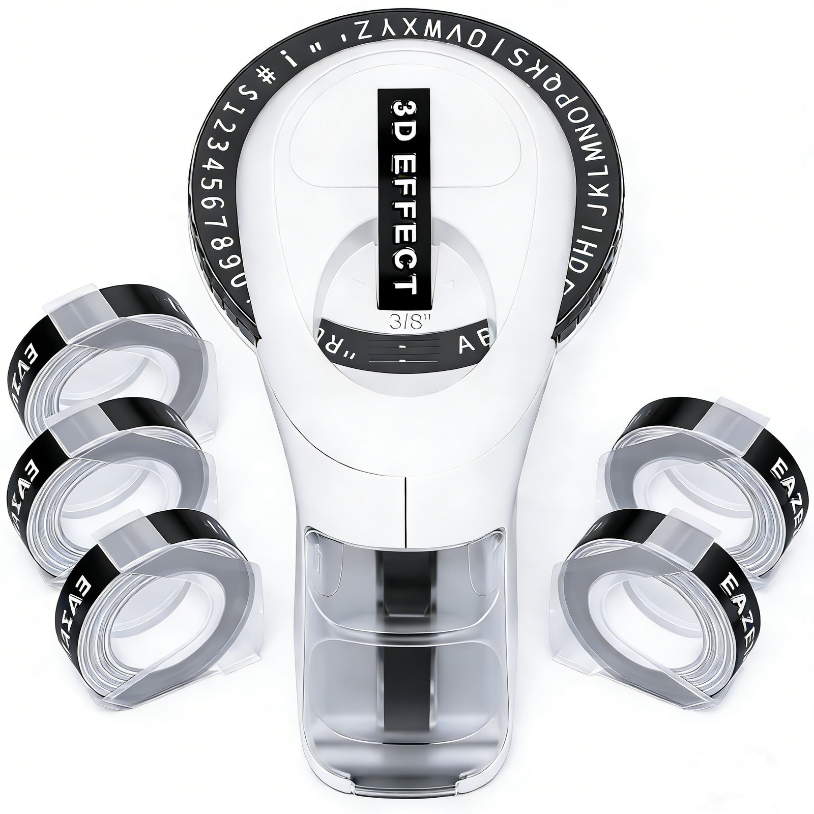 Compatible DYMO Embossing Label Maker with 5 DYMO Label Tapes | Organizer Xpress