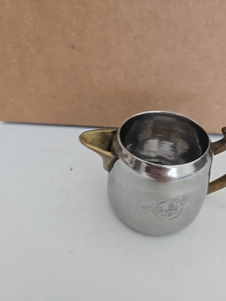 Vintage Silver Creamer Small Pitcher.