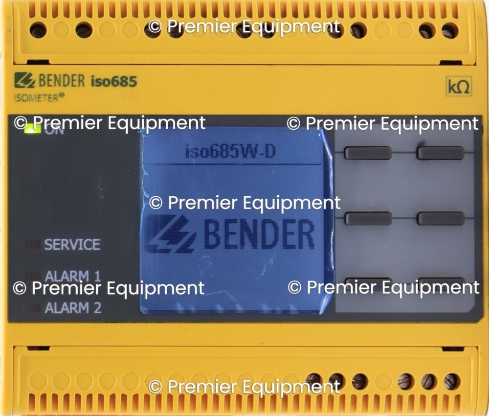* BENDER ISO685 ISO685W-D FAULT DETECTOR