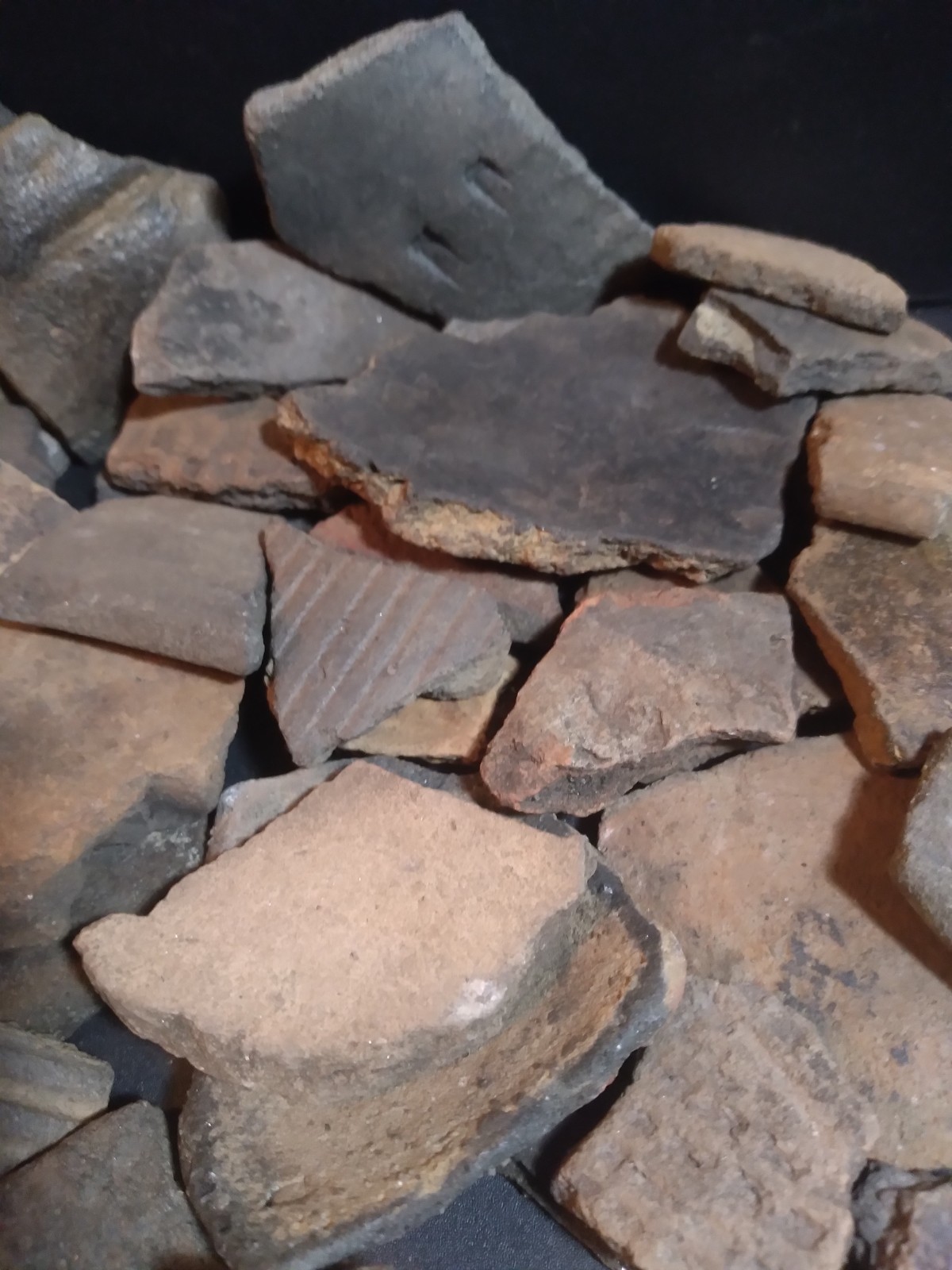 Northwest Florida Potsherds 2 lbs. Authentic Native Indian Artifacts AD 200-900