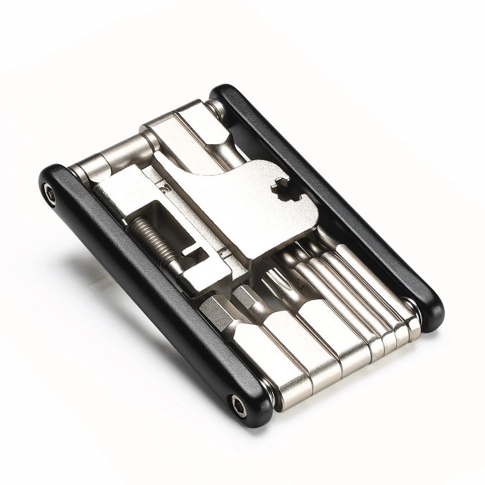 17 Function Bicycle Multi Tool With Chain Breaker Maintenance Repair Black