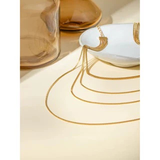 Layered Box Chain Necklace