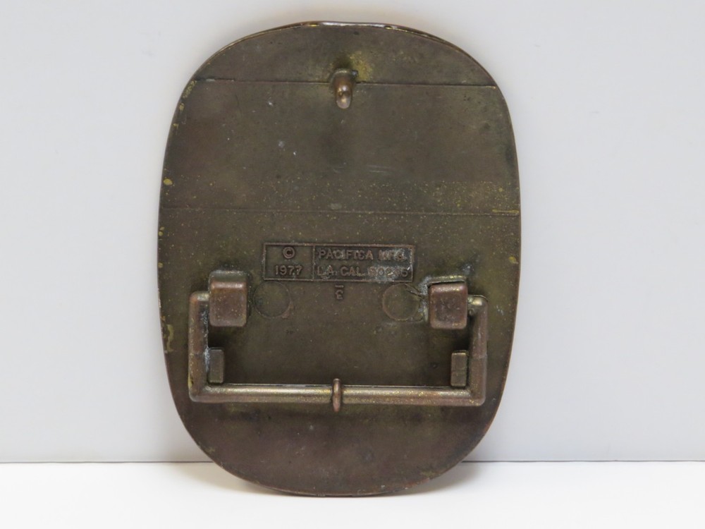 KISS DESTROYER PACIFICA BELT BUCKLE - 1977 VINTAGE AUCOIN - ACE PETER GENE PAUL