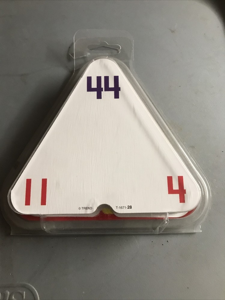 Three Corner Flash Cards Multiplication & Division Practice Learn Make Math Fun