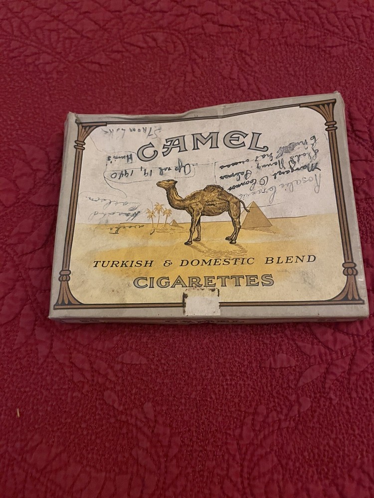 Antique Camel Cigarette Paper Box Original