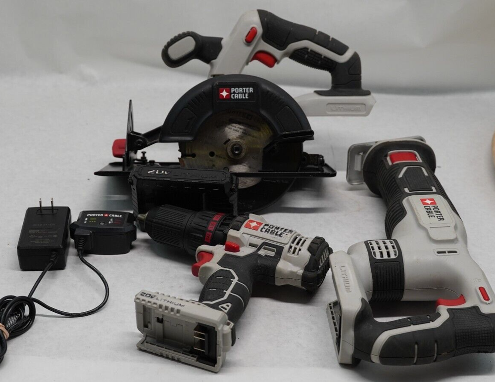 Porter Cable 20V 3- Piece Brushless Cordless Tool Set