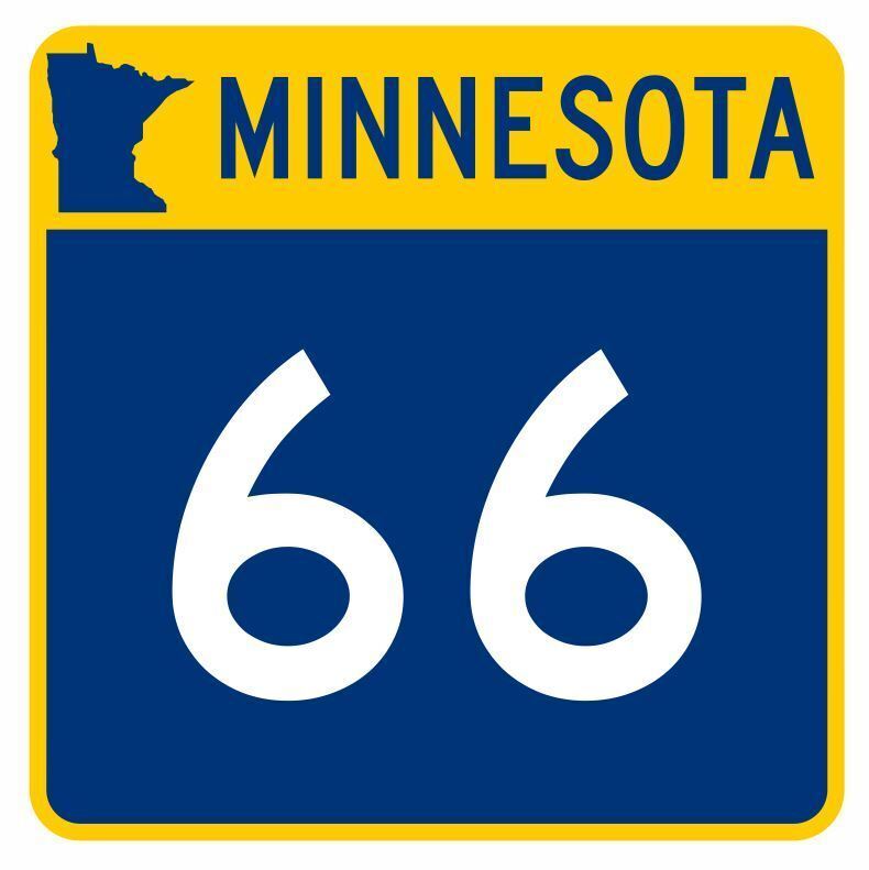 Minnesota State Highway 66 Sticker Decal