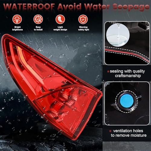 LED Tail lights Assembly Compatible with Honda Odyssey 2018 Outer Right Side