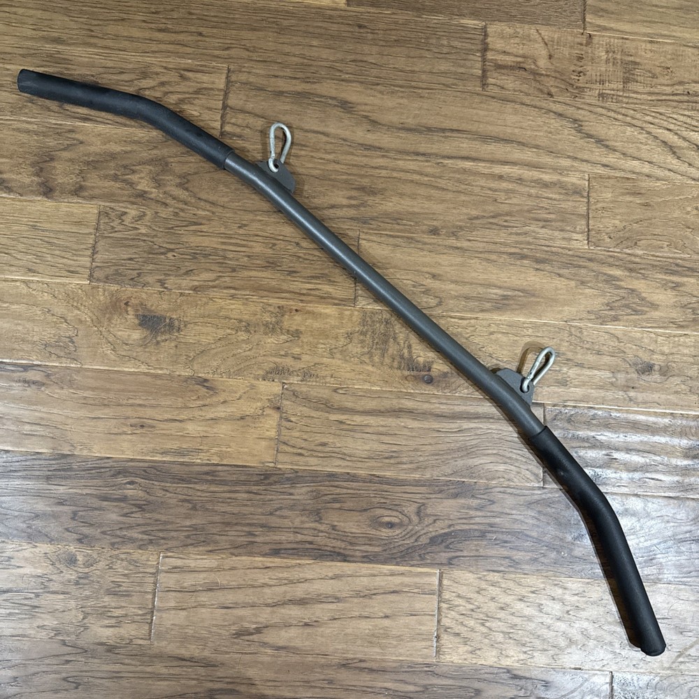 Bowflex Lat Pull Down Bar OEM D-Ring Ultimate 2 Xtreme w/ Clips FREE SHIPPING