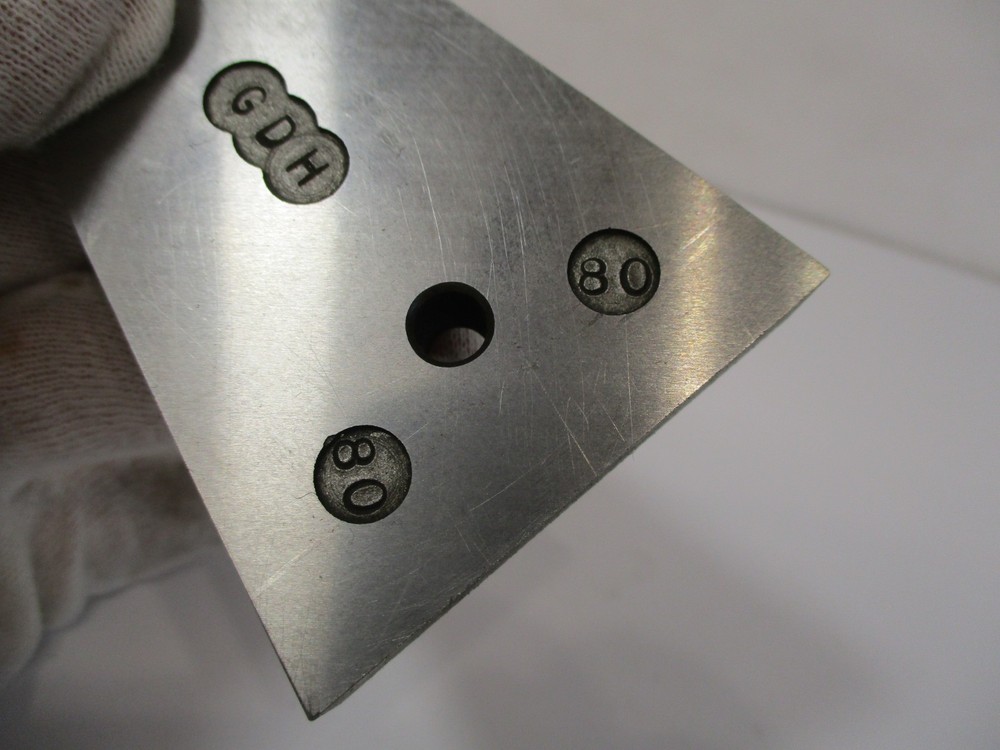 Angle Block 20° & 80° x 6" Long x 1/2" Thick Block Toolmaker Made in EC