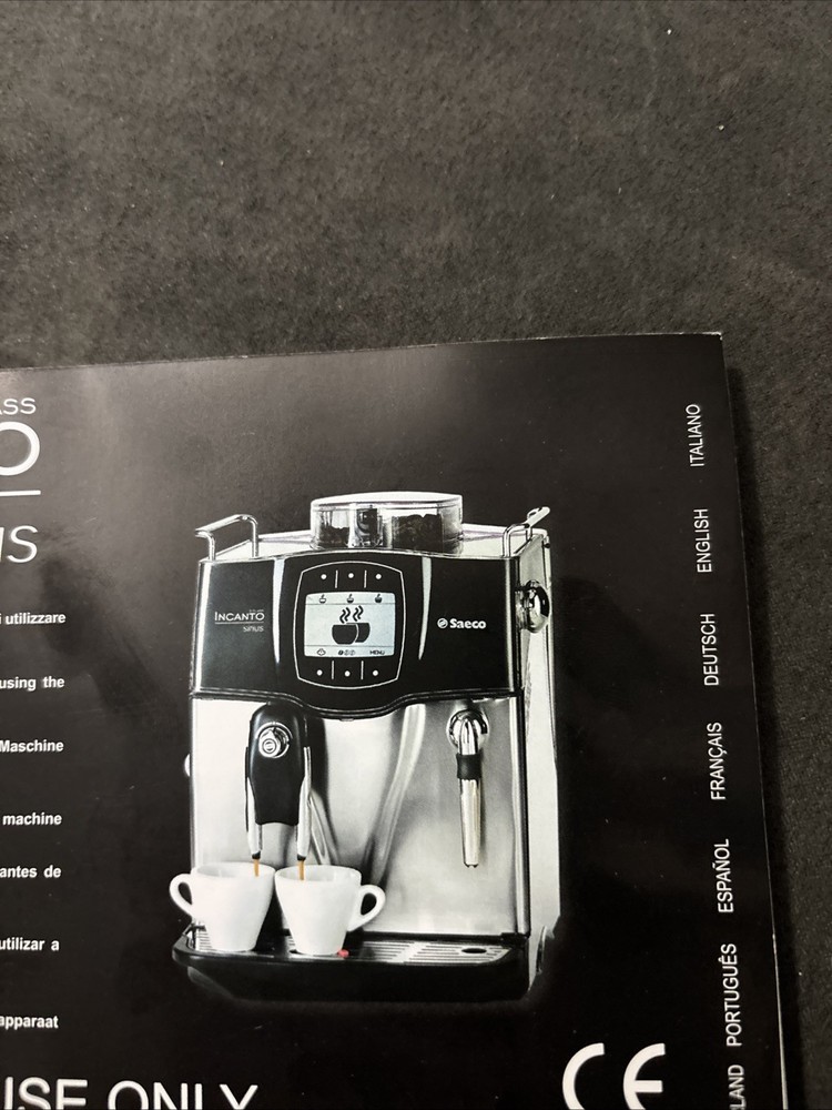 Italian Saeco Incanto (S-Series) Needs Conversion New In Box