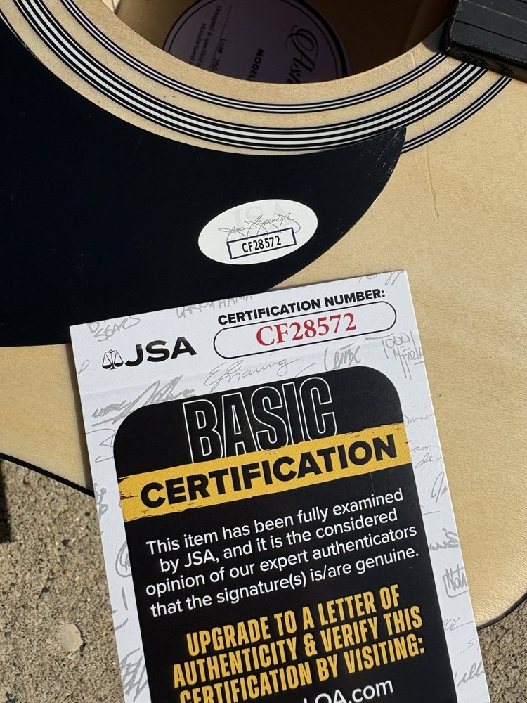 MEI SEMONES SIGNED Acoustic Guitar JSA COA