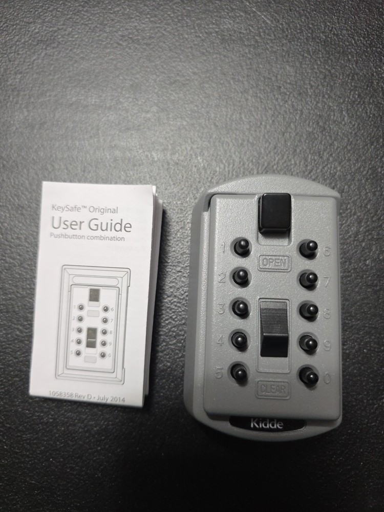 New Kidde Accesspoint Slimline 2key Mounted Key Safe