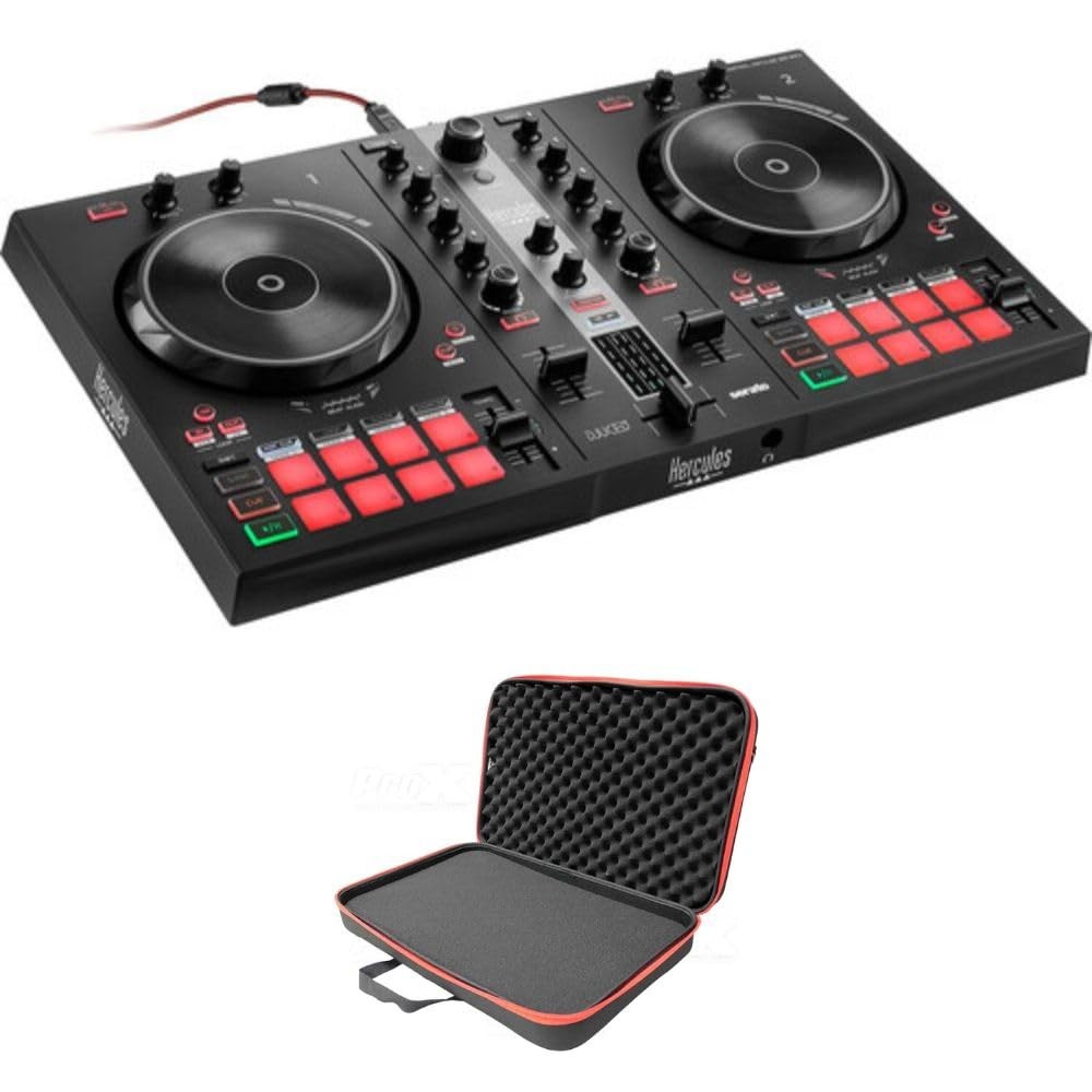 Hercules DJ Control Inpulse 300 MK2 2-Deck USB DJ Controller Bundle
