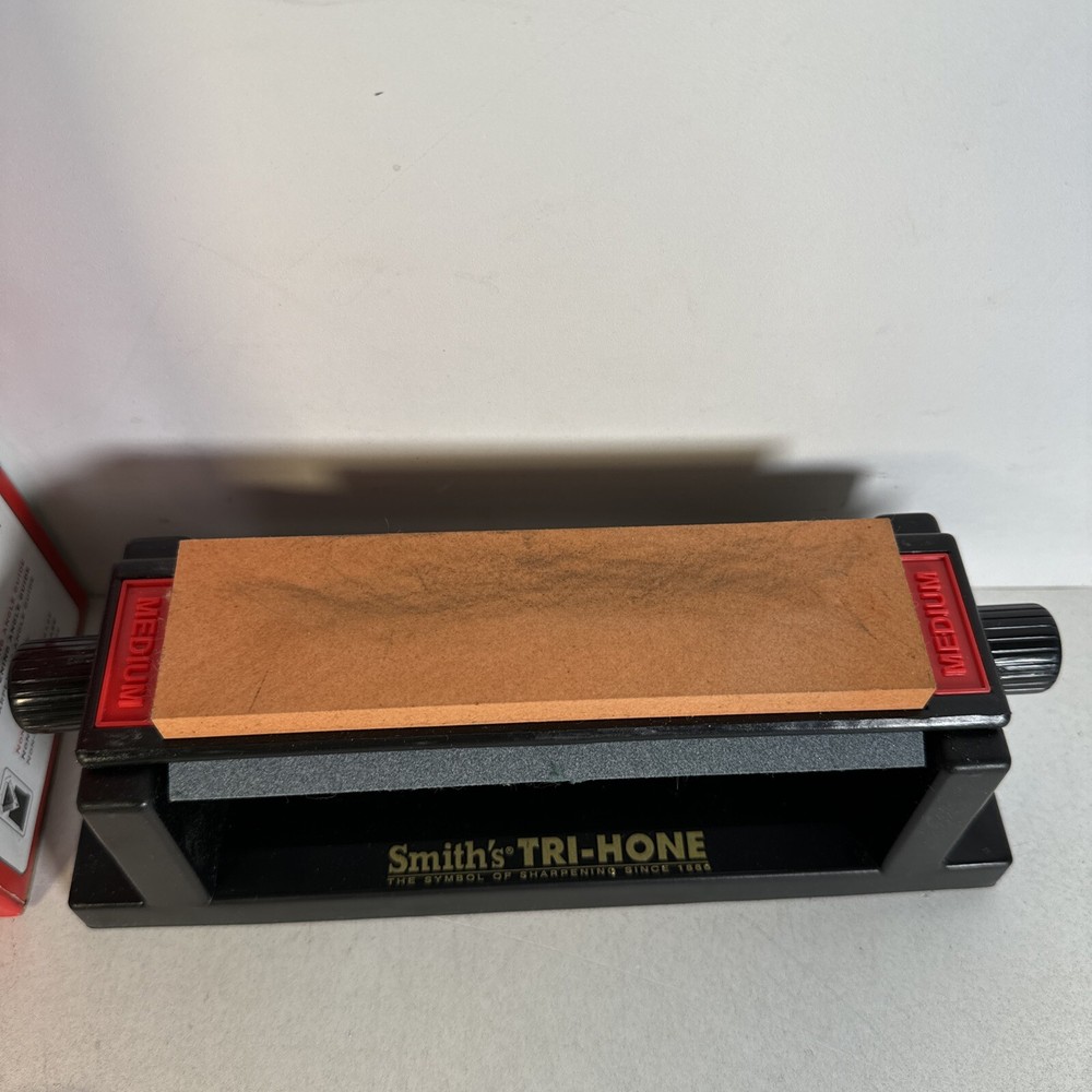 Smith’s 6” Tri-Hone Sharpening System For Knives & Tools Made In USA