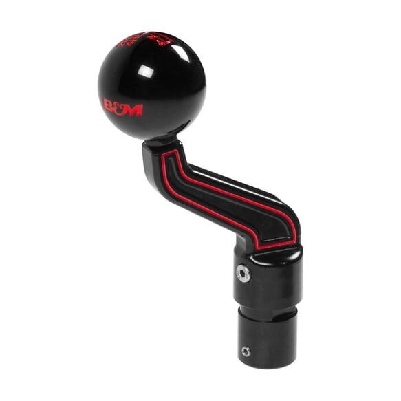 B&M Billet Extended Transfer Case Handle & Shift Knob For Wrangler/Gladiator