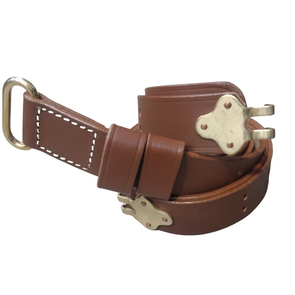 WWII US M1 GARAND RIFLE M1907 LEATHER CARRY SLING