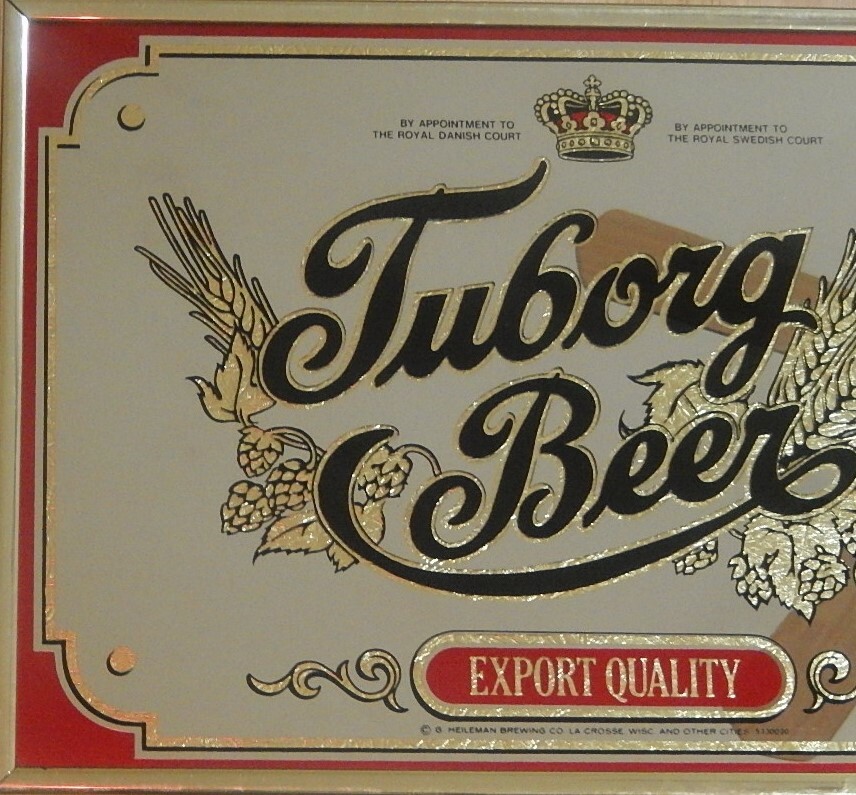 TUBORG Beer Mirror Sign