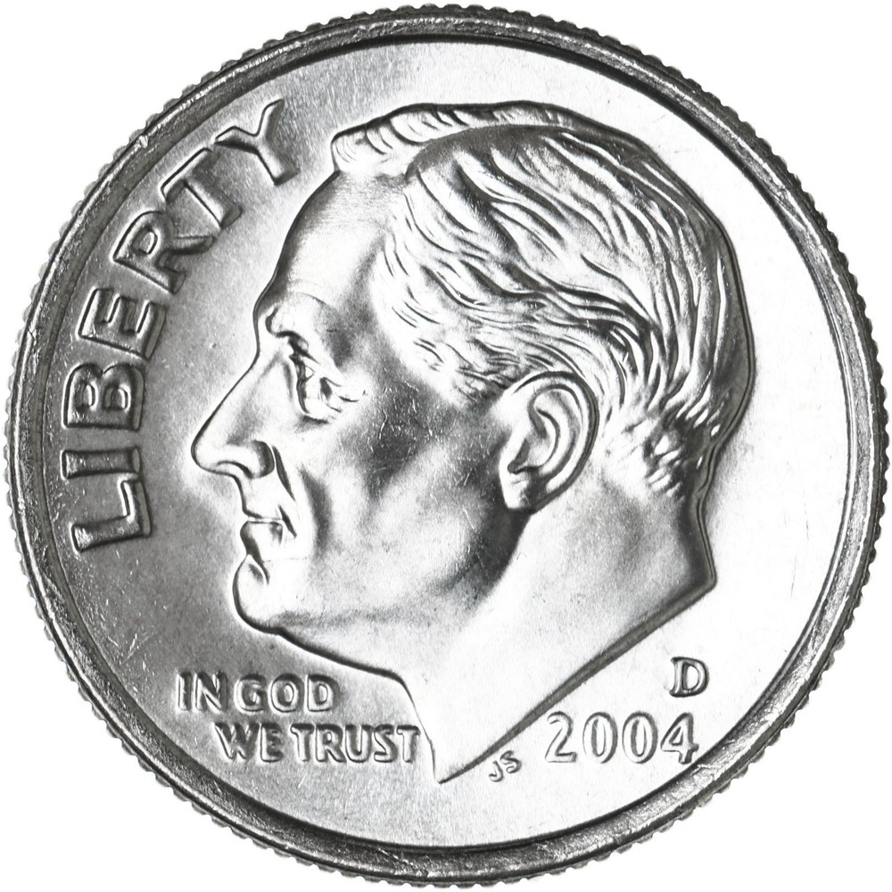2004 D Roosevelt Dime BU US Coin
