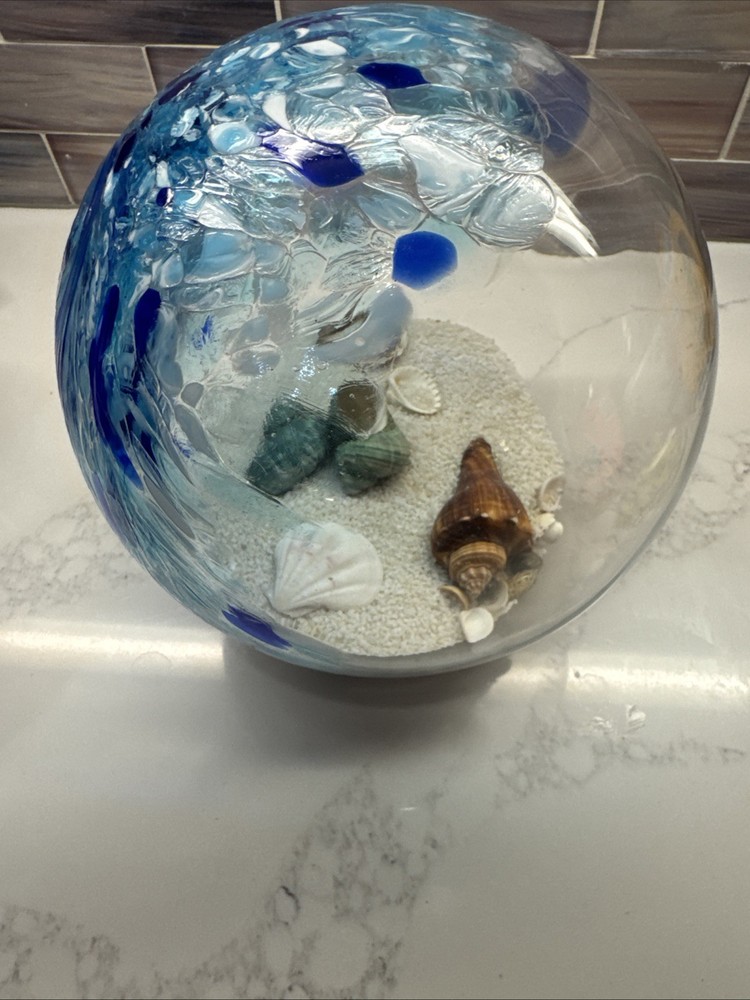 Seashell And Sand Globe 8 Inch’s