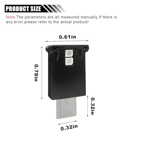 2 Pcs Mini USB LED Ambient Light, Adjustable 8 Colors RGB Dynamic Gradient