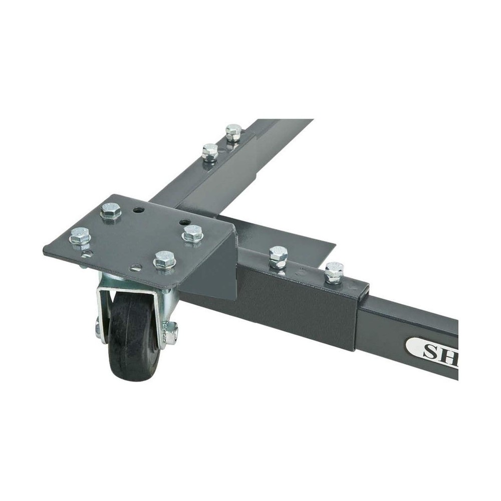 Shop Fox D2057A Adjustable Mobile Base, Small Charcoal Grey