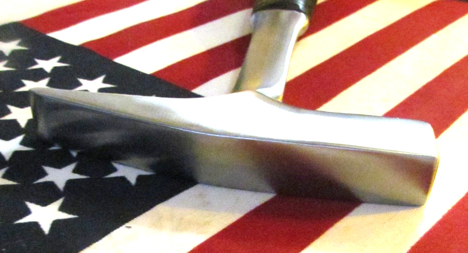 Vintage Malco 18 oz. Sheet Metal Hammer Original Leather Handle (Estwing)