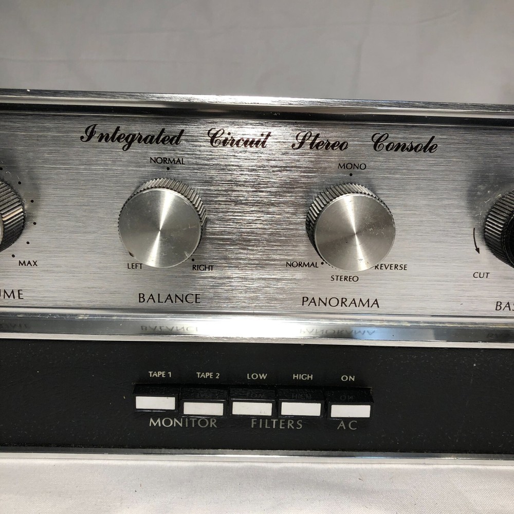 Crown IC150 1970s Solid State Integrated Circuit Stereo Console Preamp FOR PARTS
