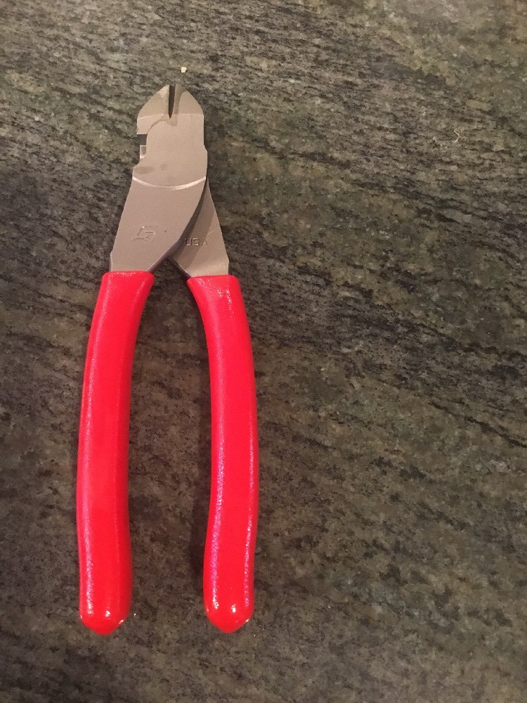 Snap On 87acf vector edge diagonal cutter red