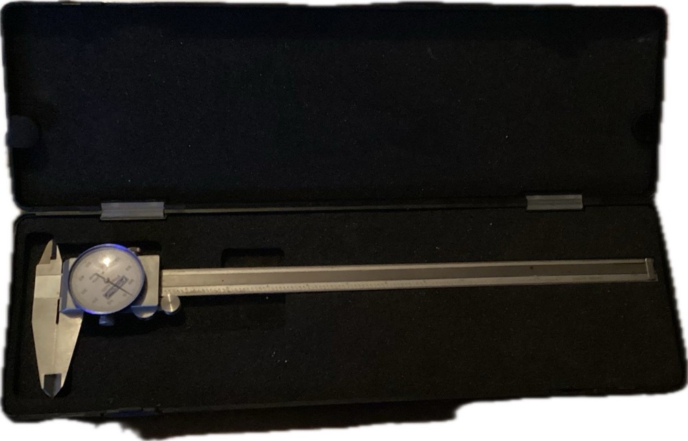 Fowler 52-008-712-0, Dial Caliper With 0-12 Measuring Range (White)