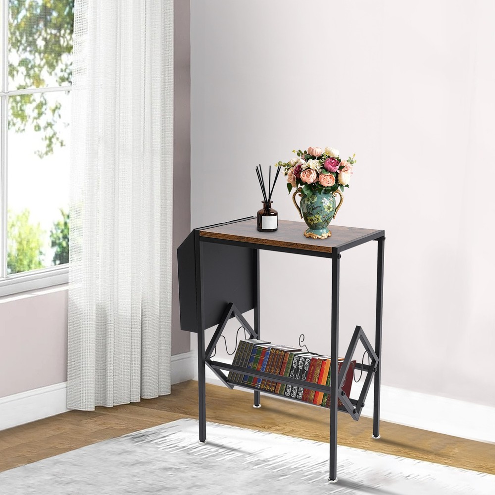 Modern Large Record Storage Rack Double Record Rack, Floor-standing Record Rack