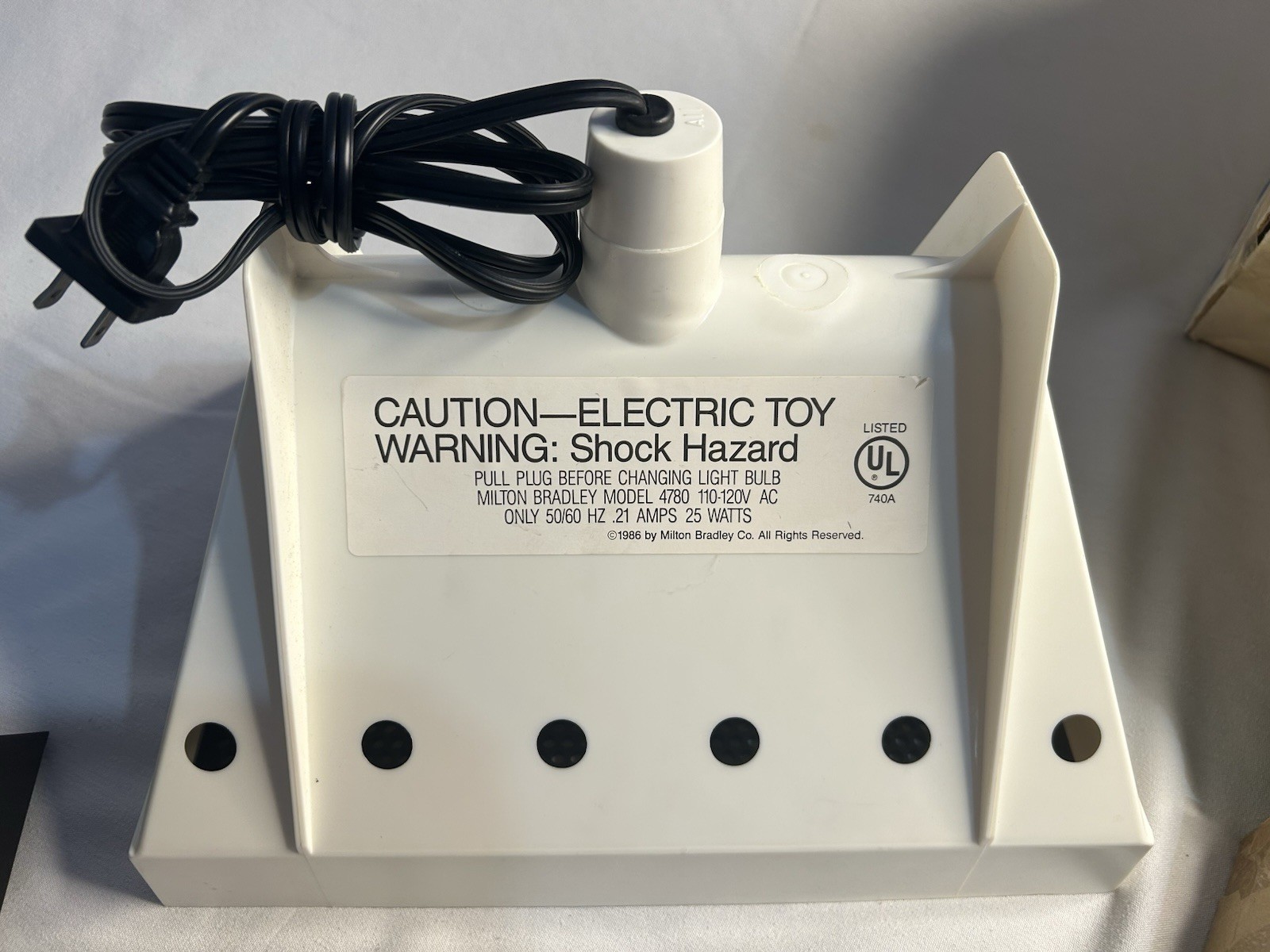 Vintage Lite-Brite Lot w/ Instructions, Accessory Kit, 575 Bulbs, Unused Sheets